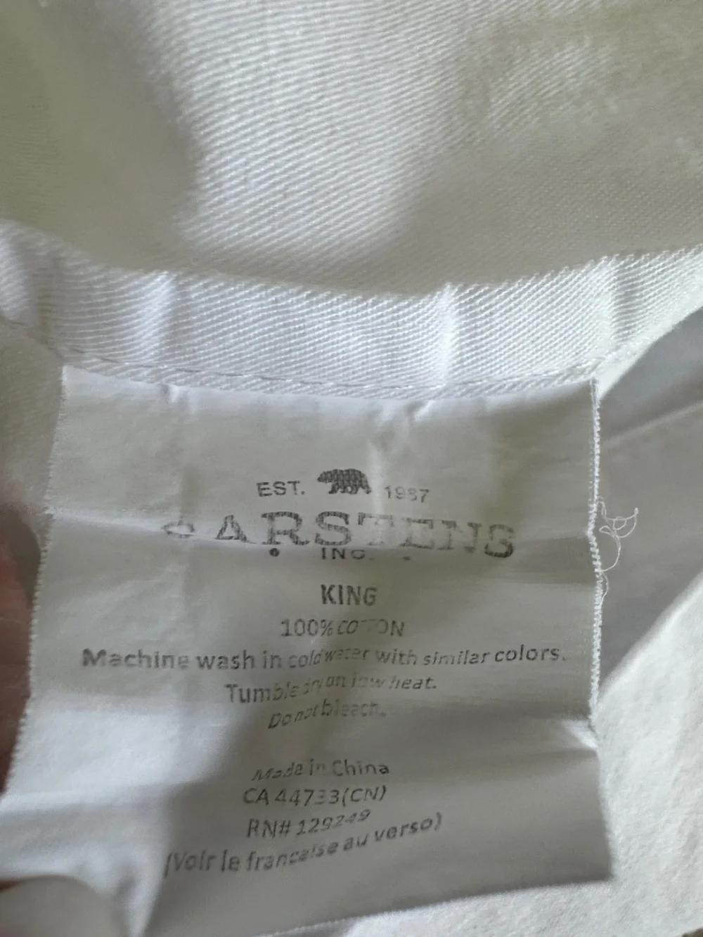 Carstens Embroidered Bear Sheet Set